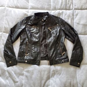 Faux Leather Jacket